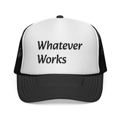 Cool trucker hat with personalized signature style